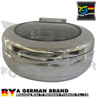 385*140mm Stainless Steel Chafing Dish CE Ceritifaction 4L Volume Φ345mm