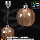 Copper Colored  Hanging Food Warmer 600-2200mm Extention Cord Ø200mm Open Mouth
