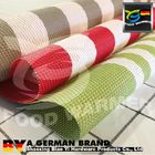 Textilene Heat Resistant Placemats Canvas Strips Pattern 30X45cm Medium Size