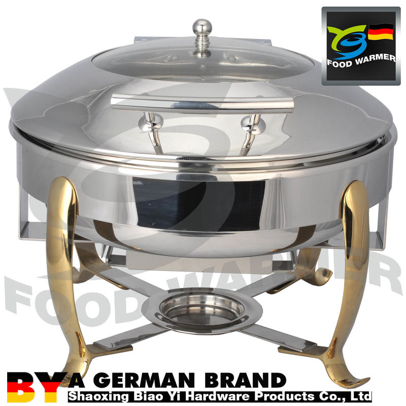 Unique Catering Chafing Dish , Food Warmer Dishes Food Grade SS Material Reliable