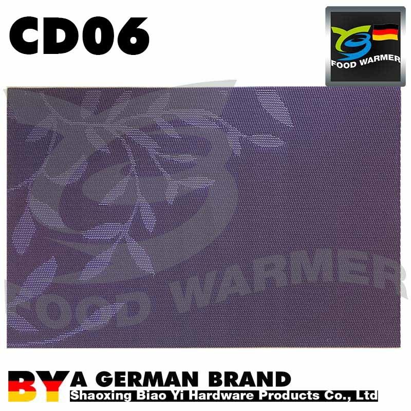Purple Color Heat Resistant Placemats PVC Polyester Material Water Proof