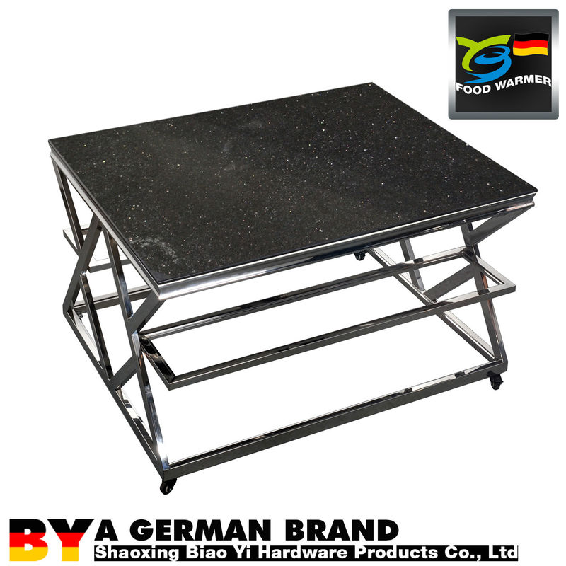 Multi Functional Removable Granite Restaurant Table / Hotel Buffet Table